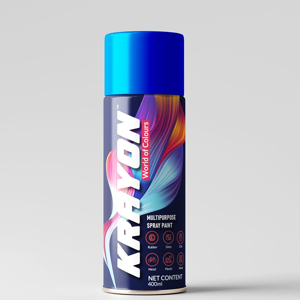 blue spray paint for car