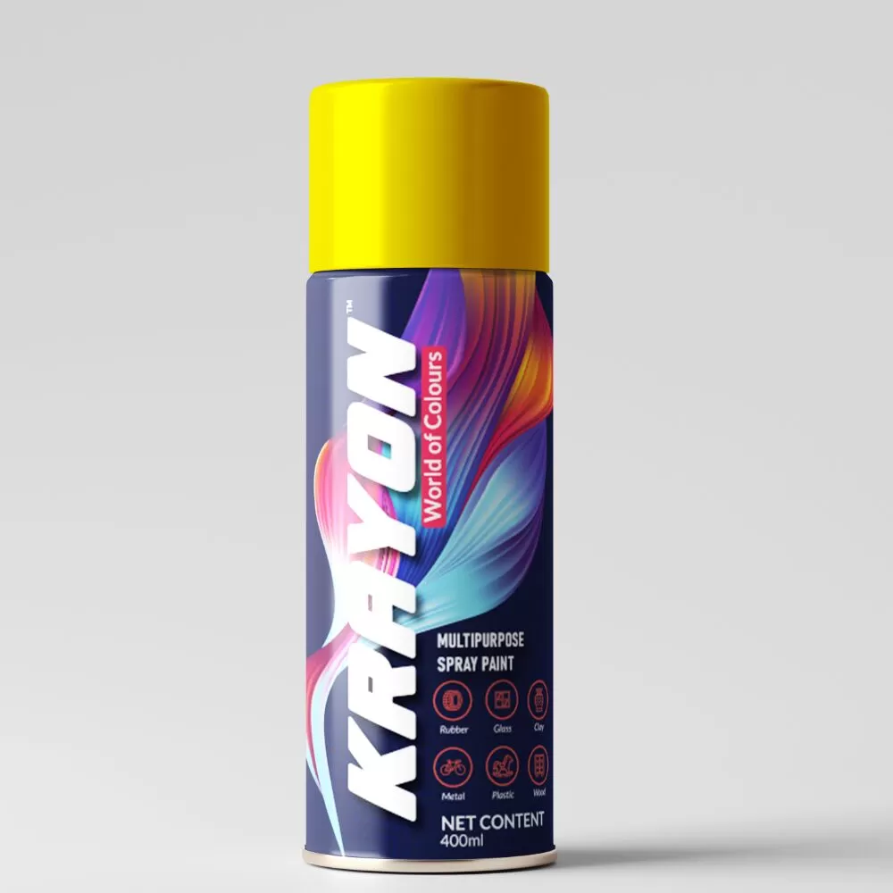 yellow spray can